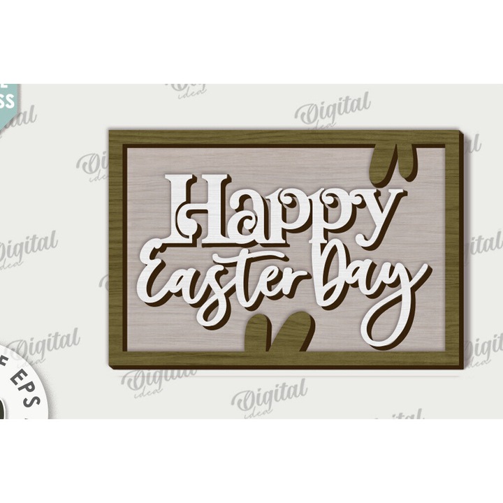 Placa decorativa Paschaline Mini, Intrahome, din plywood, 3mm-4mm, culoare wenge, dimensiune 15x15cm