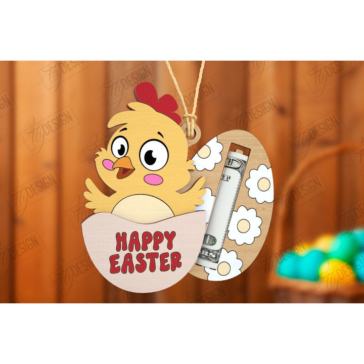 Felicitari din lemn, Intrahome, 3mm-4mm, 15x15cm, set