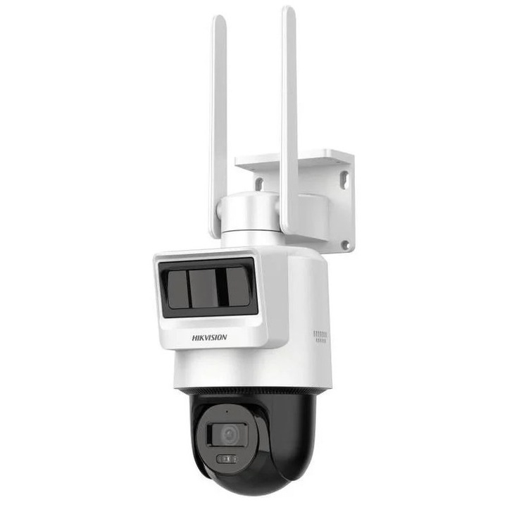 Camera de supraveghere HiLook Hikvision, conexiune 4G, microfon, difuzor, 2.8 mm, IR 30m, PTZ, 4MP, slot microSD, IP66, PTZ-N2C400I-K/4G/C05S10