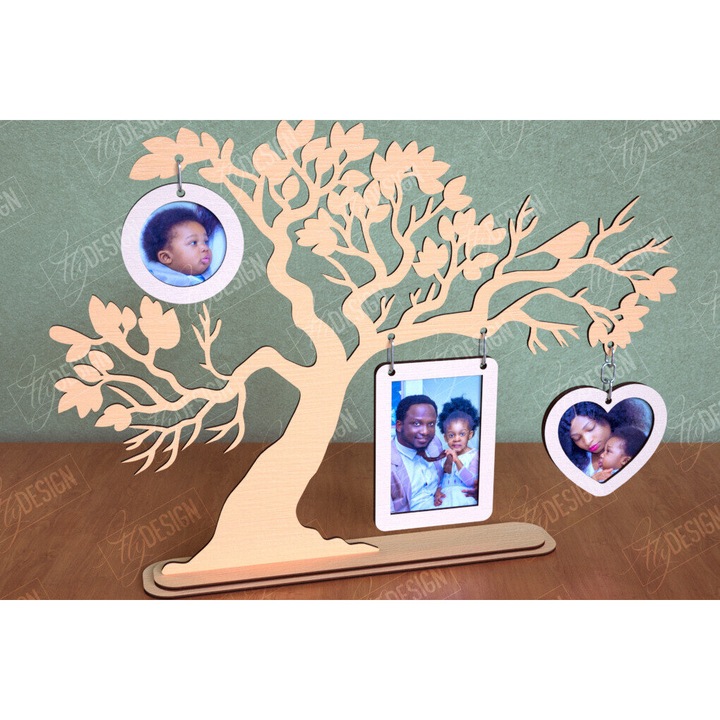 Copac decorativ pentru poze de familie, Intrahome, 20x25 cm
