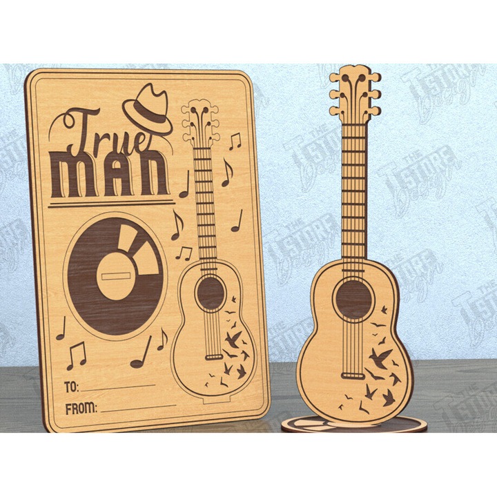 Felicitare, Intrahome, Karta pentru petrecerea tatalui, 3mm-4mm, 10x15cm