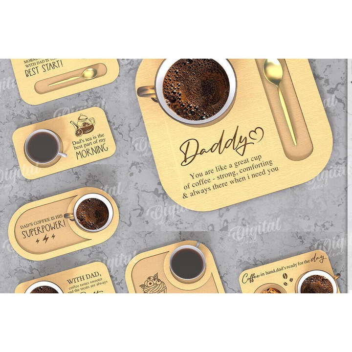 Tava de servire, Intrahome, set 3mm-4mm, wenge, 30x20cm