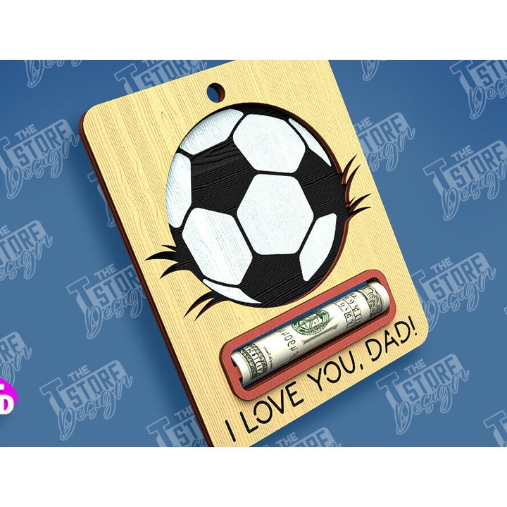 Felicitare din lemn, Intrahome, 10x15cm, 3mm-4mm, culoare wenge, pentru decorare personalizata