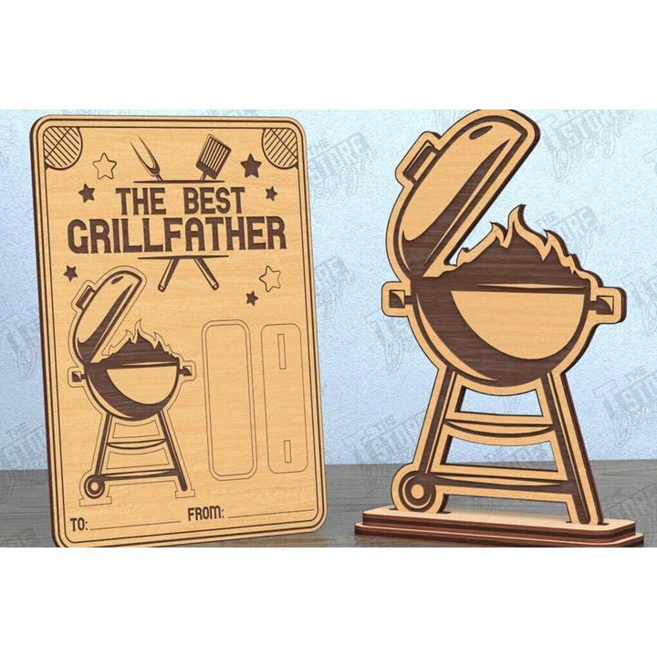 Felicitare, Intrahome, Karta pentru petrecerea tatalui, 3mm-4mm, 10x15cm