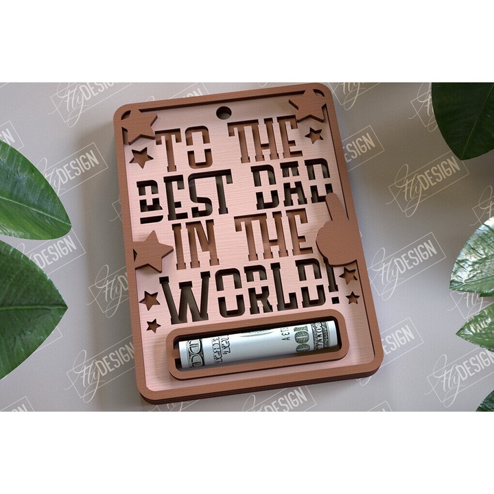 Felicitare, Intrahome, 10x15cm, din lemn placaj 3mm-4mm, pentru decorare si proiecte DIY