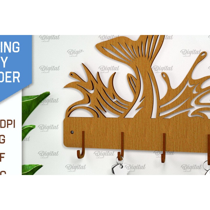 Brelocuri din lemn de plywood 3mm-4mm, Intrahome, set 4x4cm, ideal pentru decorare si proiecte DIY