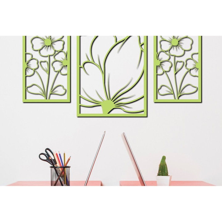 Accesorii decorative, Intrahome, diakosmese toichou floral, 3mm-4mm, wenge, 30x20cm