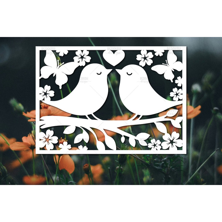 Sablon decorativ pereti, Intrahome, 3mm-4mm, 5x7cm