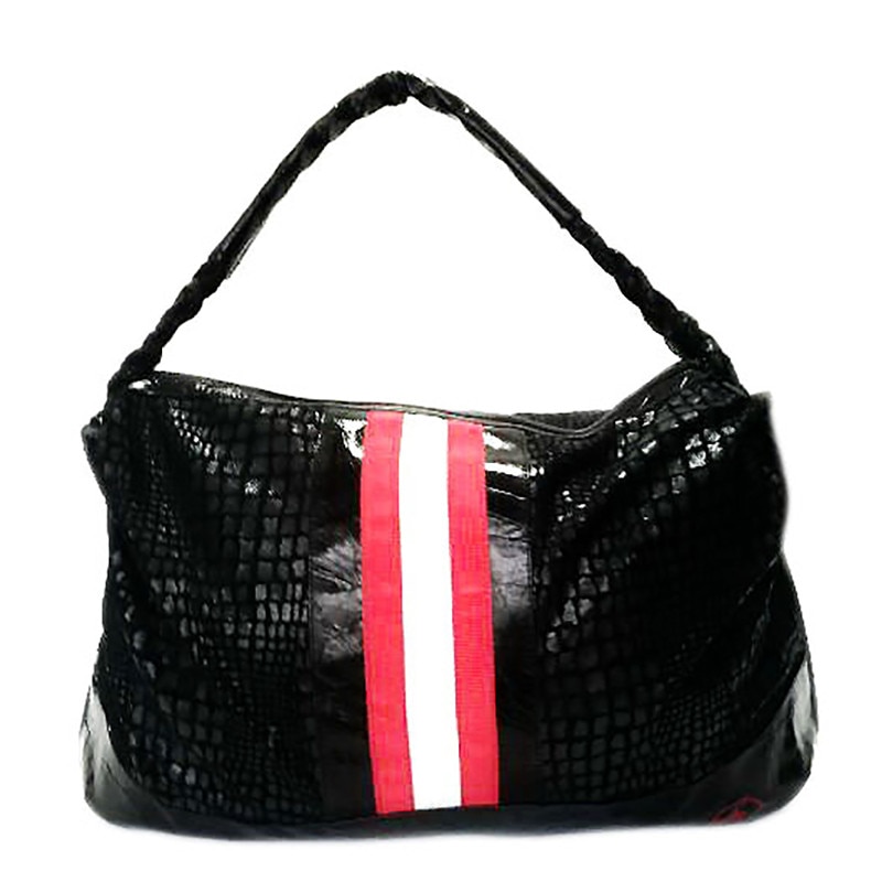 Geanta casual, tip sac, Loraine-B Collection, dimensiune mare, 2 compartimente, negru