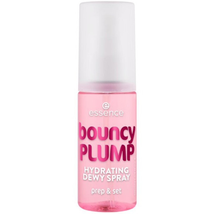 Spray pentru fixarea machiajului Essence Dewy Hydrating Bouncy Plump, 50 ml