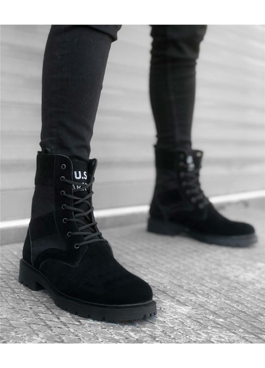 Férfi bakancs, BOA Shoes, 322173, Fekete