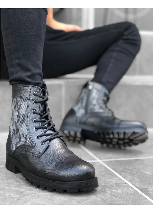 Férfi bakancs, Alap, 324959, Fekete, 40