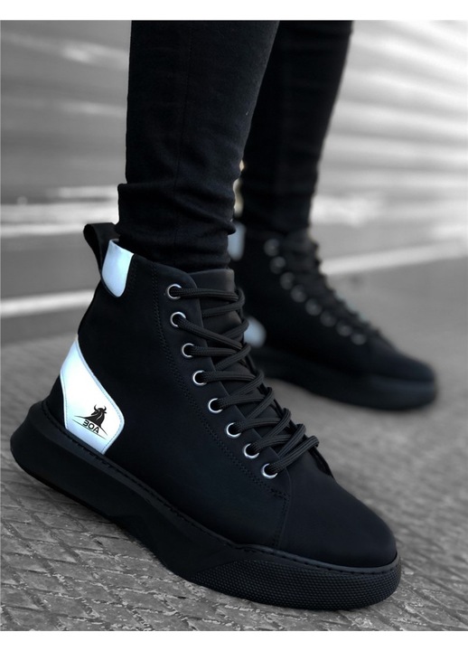 Férfi csizma, Base, 321981, Fekete, 40