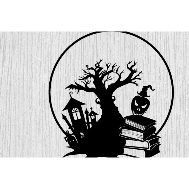 Matrita pentru taiare laser, Intrahome, model de Halloween, 40x50 cm