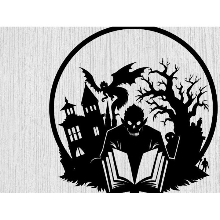 Matrita pentru taiere laser, Intrahome, model de Halloween, 40x50 cm