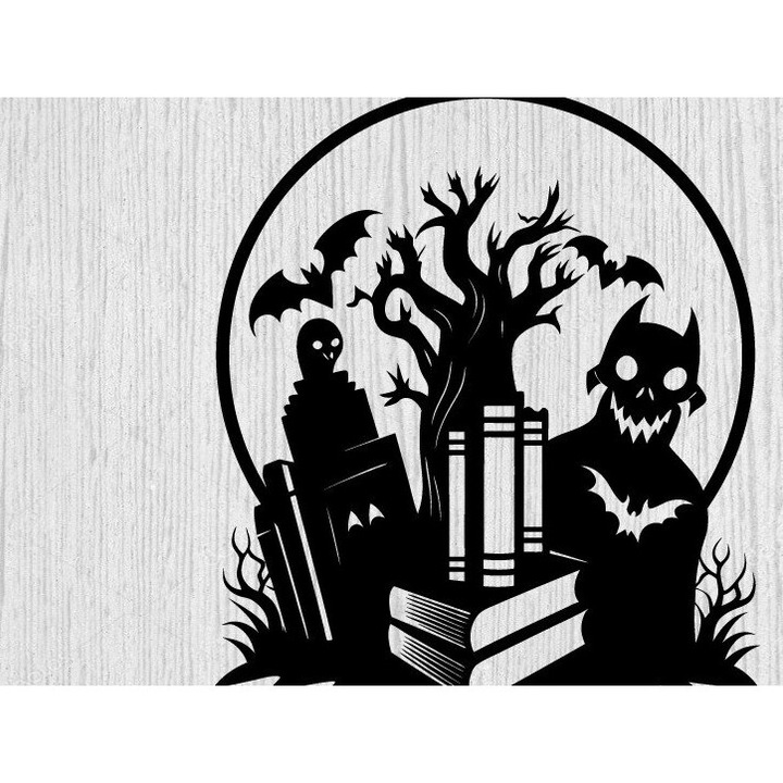 Matrita pentru taiere laser, Intrahome, model de Halloween, 40x50 cm