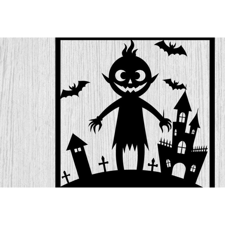 Matrita pentru taiat, Intrahome, model Halloween, 40x50cm