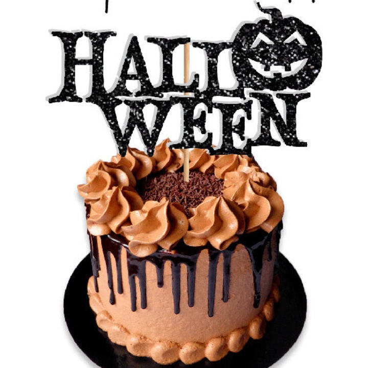 Decor de Halloween pentru tort, Intrahome, 15x15cm