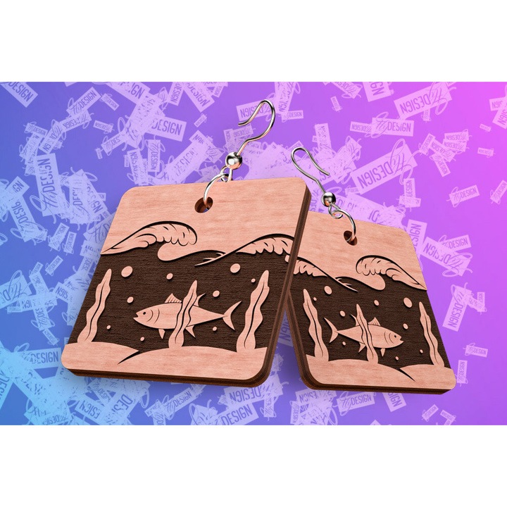 Cercei Ocean, Intrahome, 5x5 cm, set