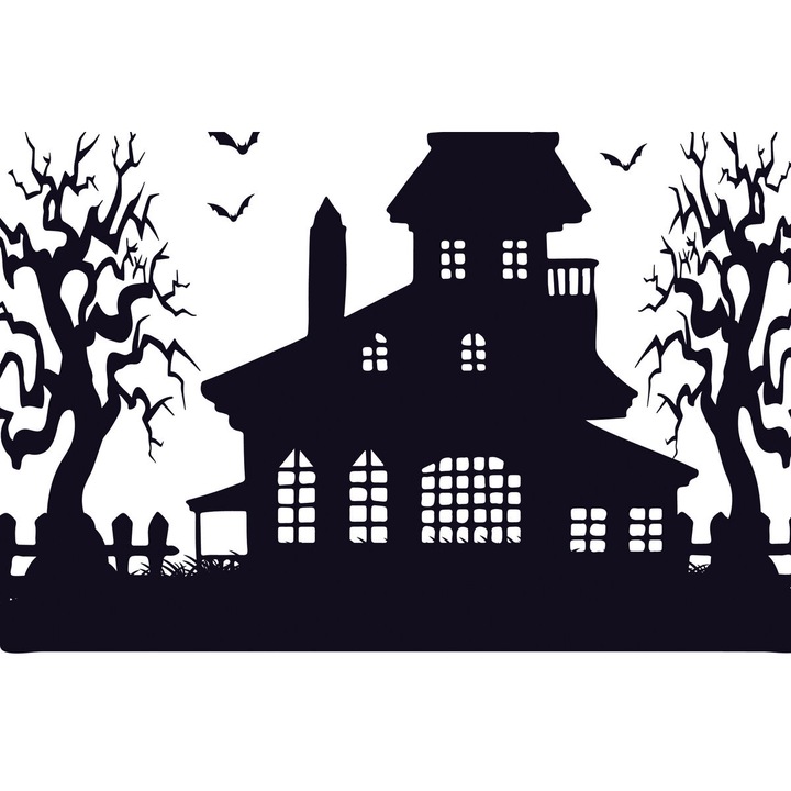 Matrita pentru taiere, Intrahome, model casa bantuita, 15 x 15cm