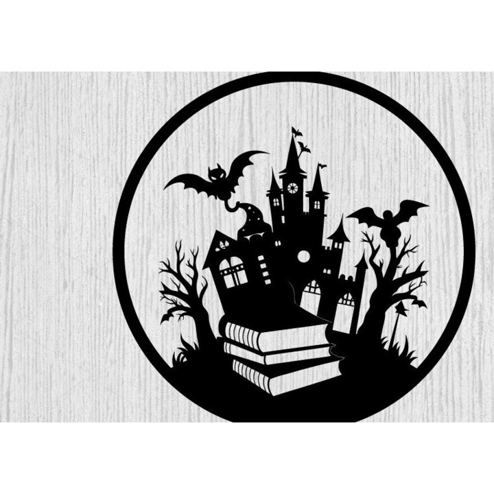 Matrita pentru taiere laser, Intrahome, model de Halloween, 40x50 cm