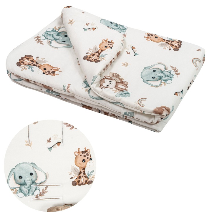 Paturica, Bonjour Cherie, 75x100 cm, 100% prémium pamut, antiallergén, többszínű