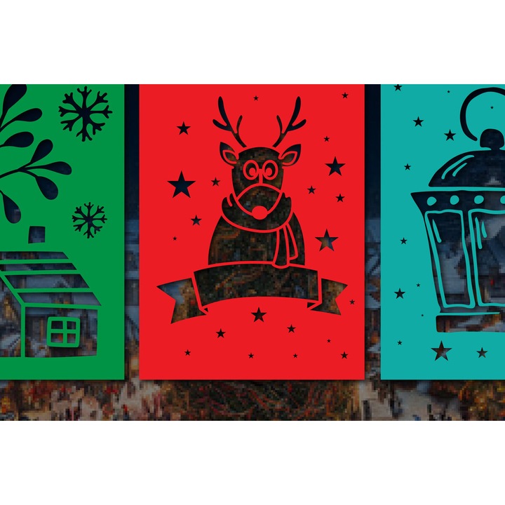 Set felicitari din carton, Intrahome, 3mm-4mm, 20x20cm