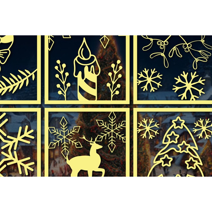 Set felicitari din carton, Intrahome, 3mm-4mm, 20x20cm