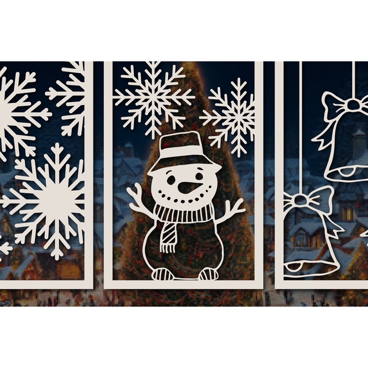 Set felicitari din carton, Intrahome, 3mm-4mm, 20x20cm