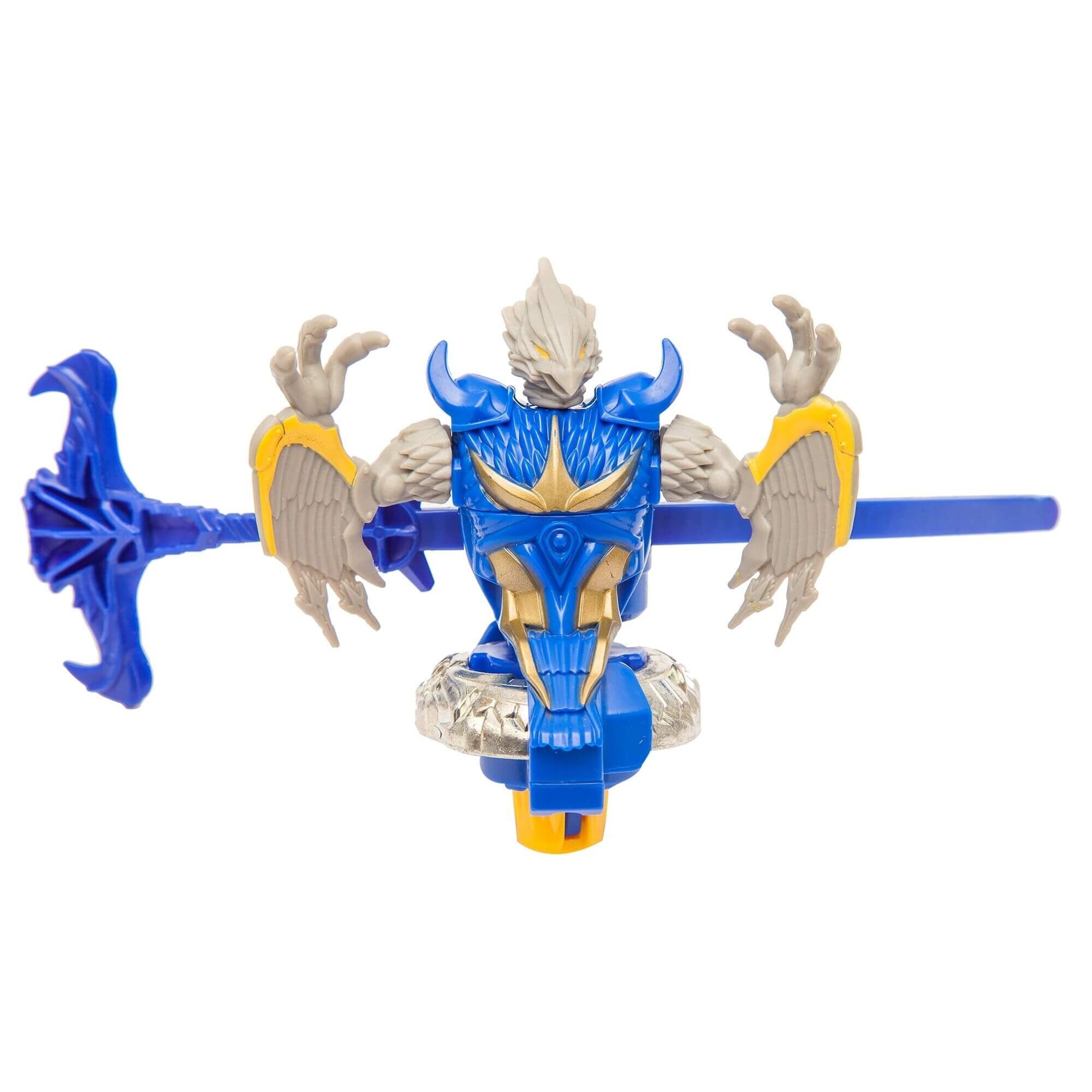 Figurina Archer Griffin BeyWarriors, 9 cm, tip titirez, pentru baieti, Bleumarin