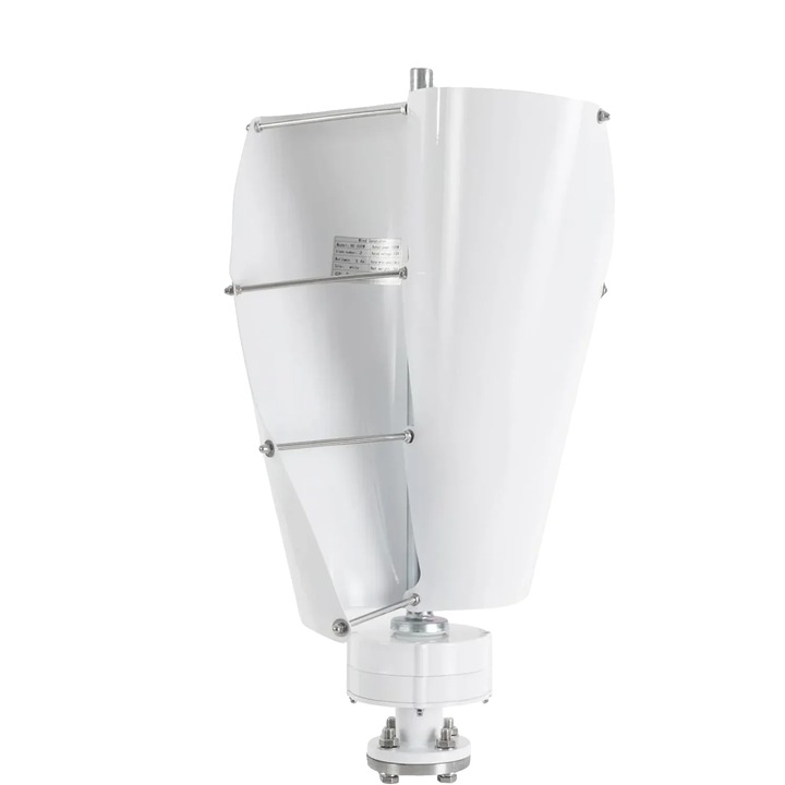 Turbina eoliana, design eficient, functionare silentioasa, alb, 1.5m