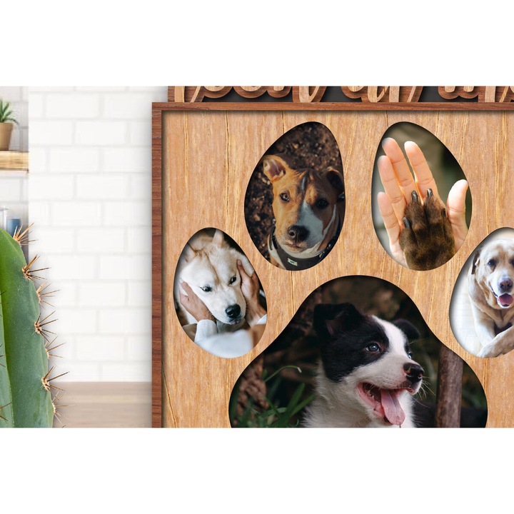 Rame foto clasice, Intrahome, plywood 3mm-4mm, 20x20cm, set