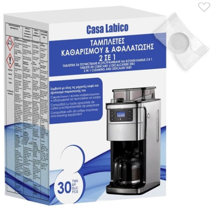 Tablete curatare, decalcare aparate de cafea,30buc