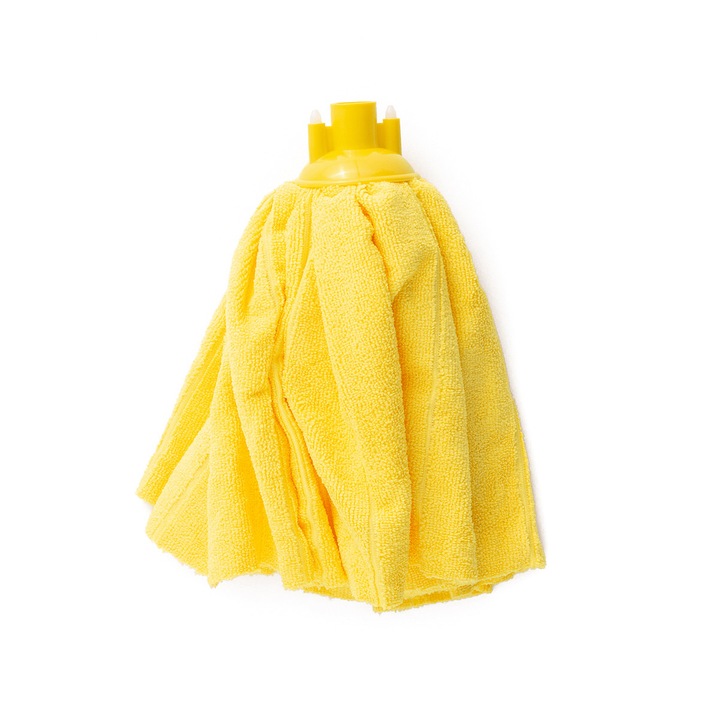 Mop microfibra tip balerina, galben, 125g