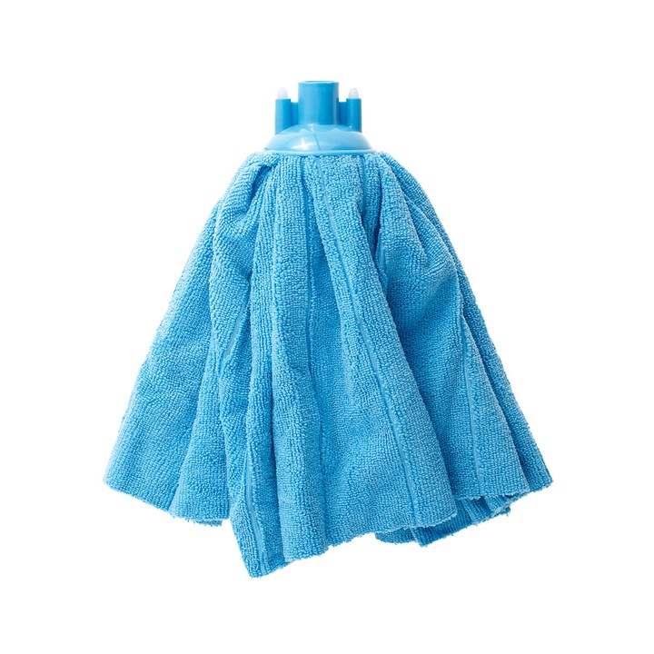 Mop microfibra tip balerina, albastru, 125g