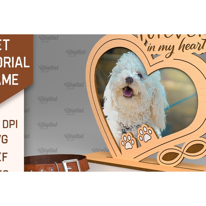 Rame foto clasice, Intrahome, plywood 3mm-4mm, 20x20cm, set