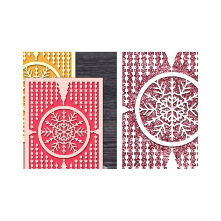 Felicitari, Intrahome, plywood 3mm-4mm, 20x20cm, set de 2 bucati