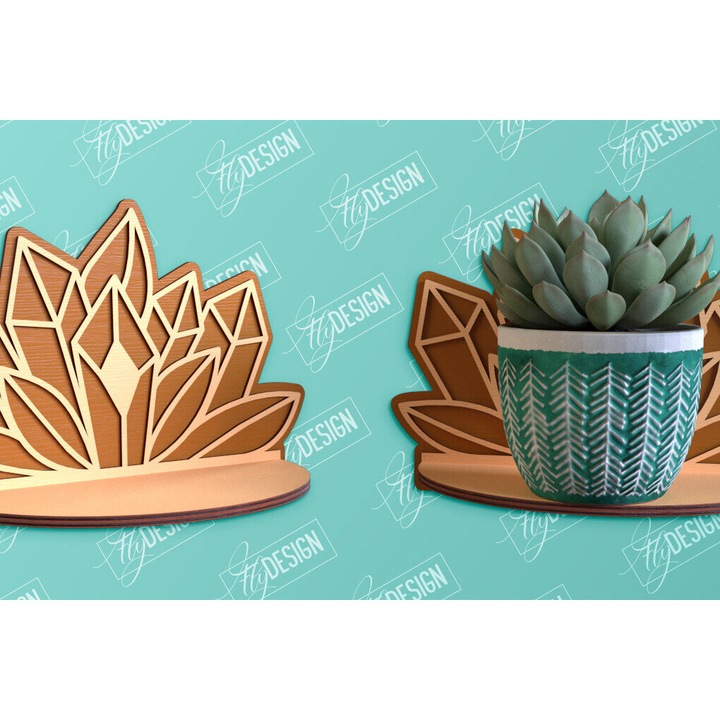 Set de artizanat, Intrahome, plywood 3mm-4mm, 40x30cm, pentru decorare si proiecte DIY