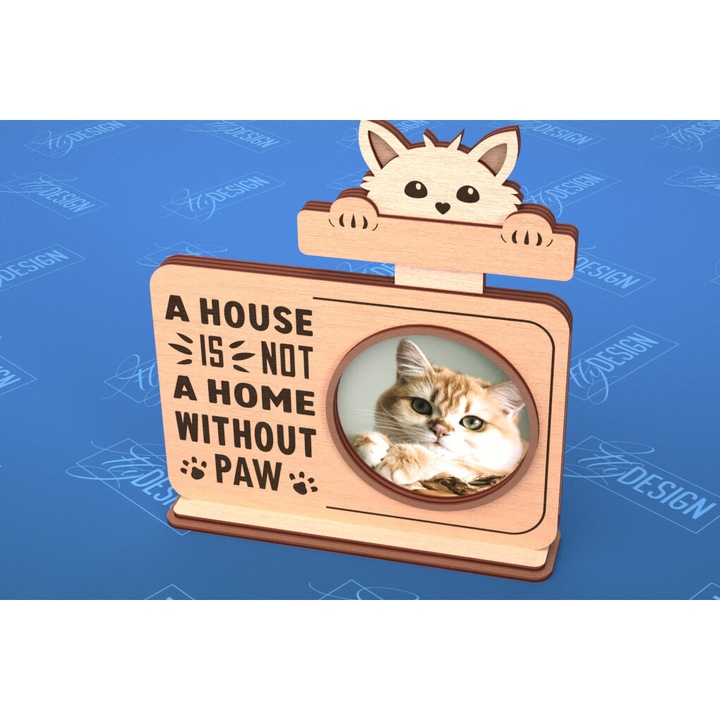 Rame foto clasice, Intrahome, plywood 3mm-4mm, 20x20cm, set