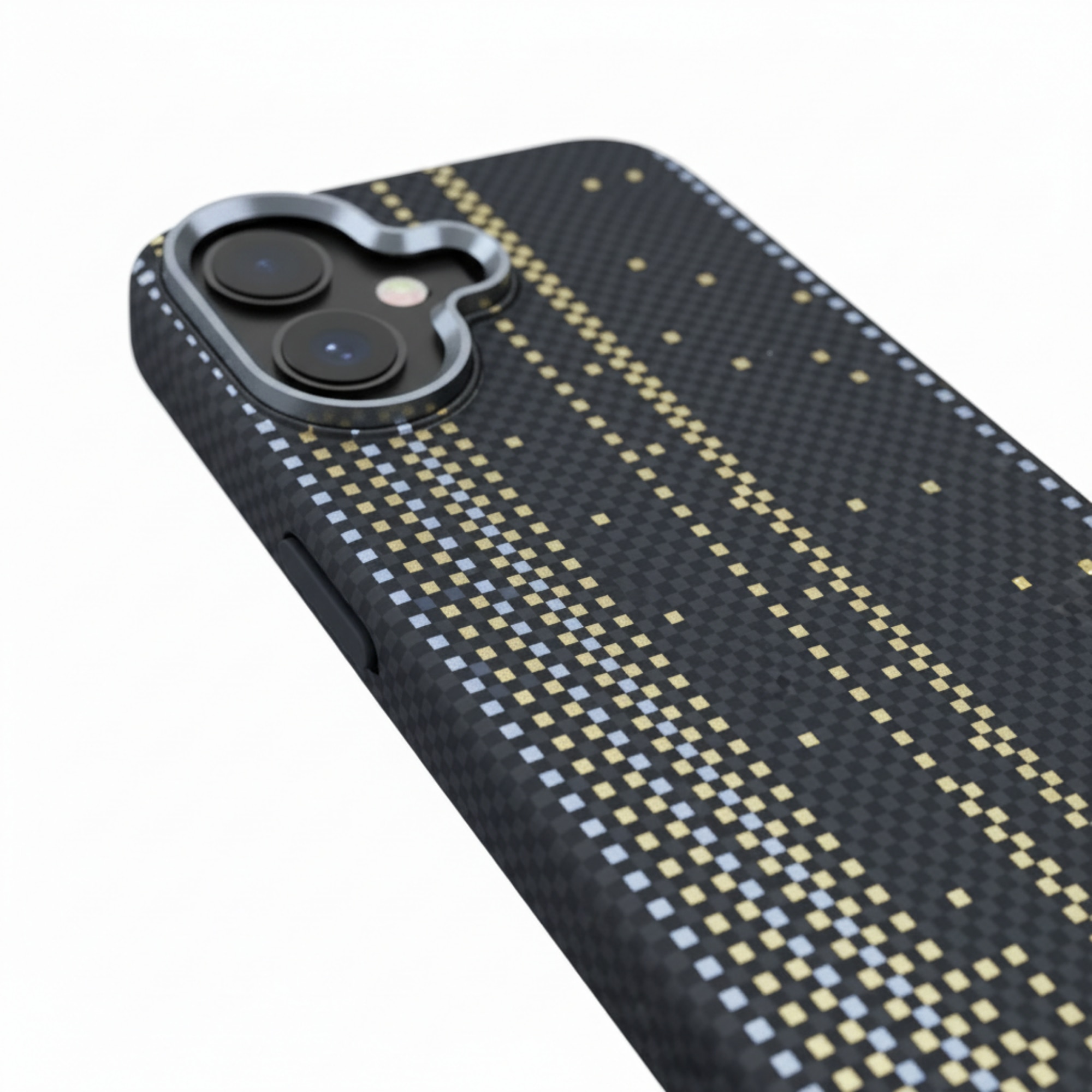 Husa Premium pentru iPhone 17, Policarbonat, Efect fosforescent, functie MagSafe, Ultra Slim, Neagra