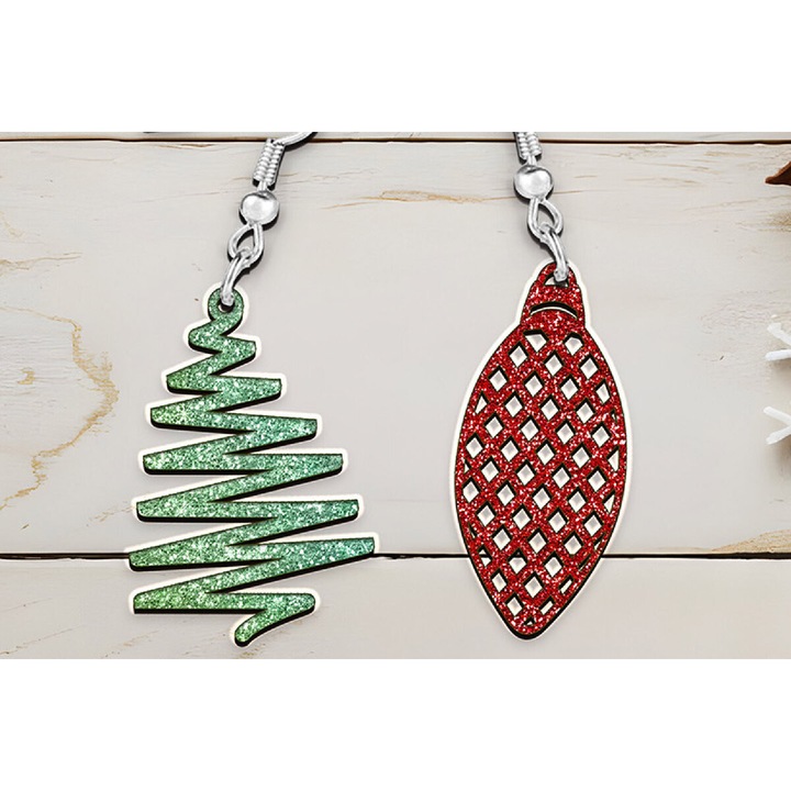 Set de artizanat, Intrahome, skoularikia din plywood 3mm-4mm, 3x3cm, pentru decorare si proiecte DIY