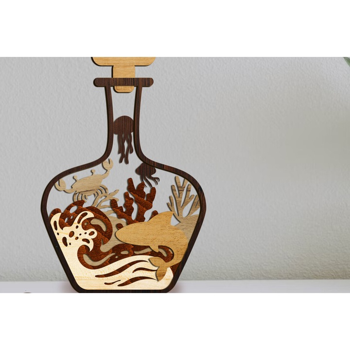 Sablon decorativ Intrahome, 3mm-4mm, 20x20cm