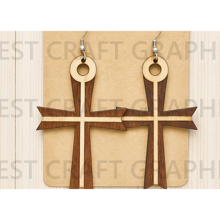 Obiecte bisericesti, Intrahome, Plywood 3mm-4mm, 5x5cm, set de skoularikia