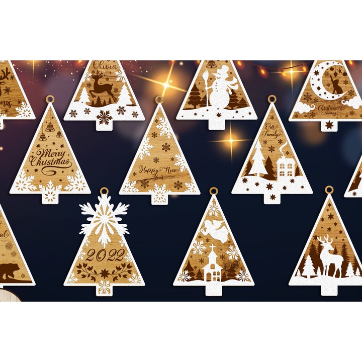 Seturi de artizanat, Intrahome, Plywood 3mm-4mm, 7x4cm, pentru orice tehnica manuala