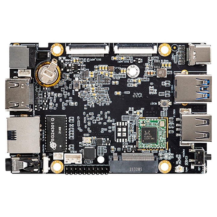 Калкулатор WayPonDEV Firefly Roc-Rk3588S-Pc, 8GB RAM, 64GB памет, Wi-Fi 6, Bluetooth