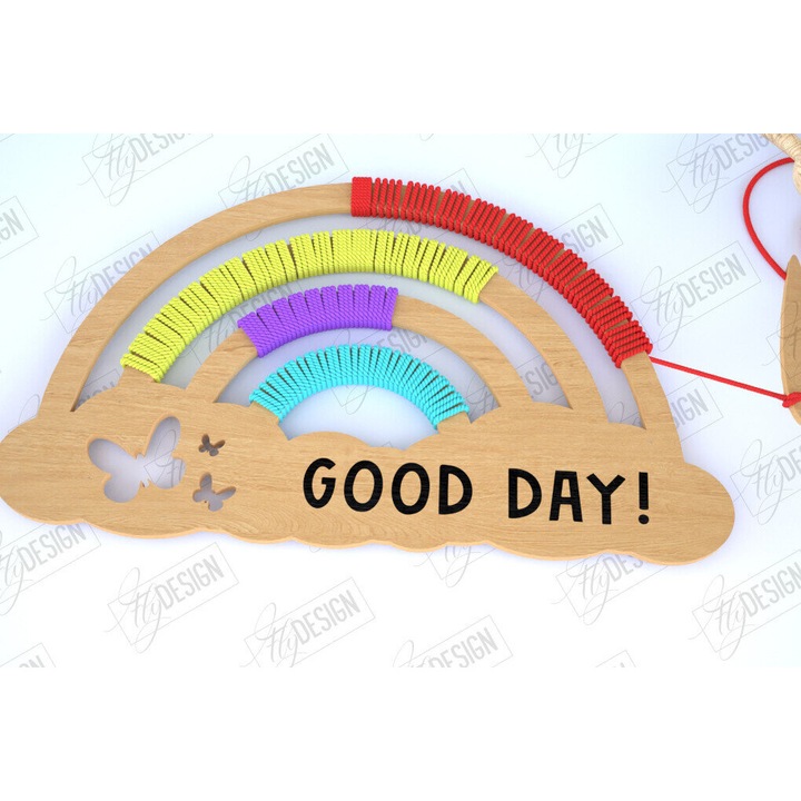 Set de kituri de arta din plywood 3mm-4mm, Intrahome, multicolor, dimensiune 20x20cm