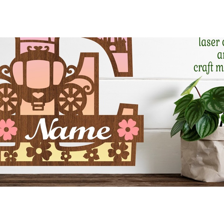 Set de artizanat, Intrahome, plywood 3mm-4mm, 20x20cm, natural