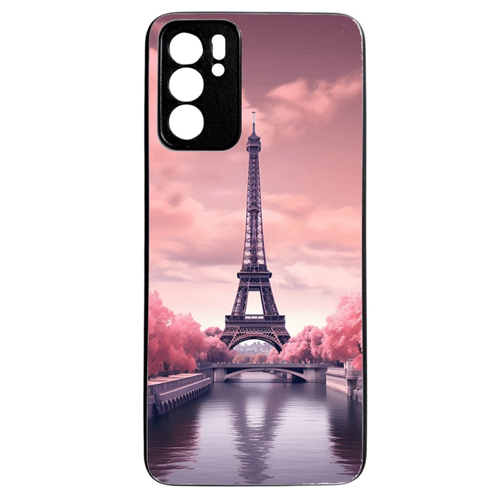 Husa Soft TPU compatibila cu Oppo Reno 6 5G, Paris Design