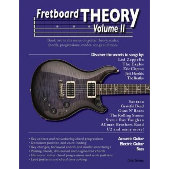Fretboard Theory Volume II: Book Two in the Series on Guitar Theory, Scales, Chords, Progressions, Modes, Songs, and More., Desi Serna (Author)