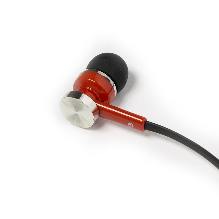 Cellect 3.5 jack sztereó headset, Piros